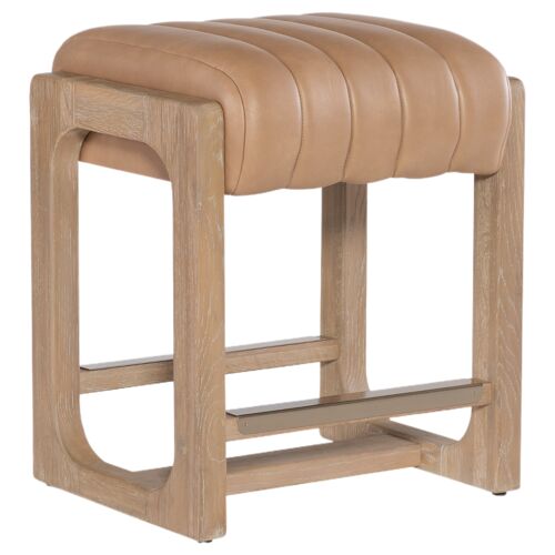 Banyon Bay Leather Counter Stool