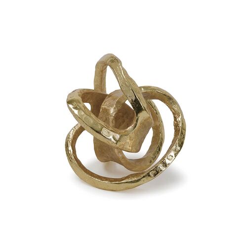 7" Aluminum Knot, Gold~P77304745