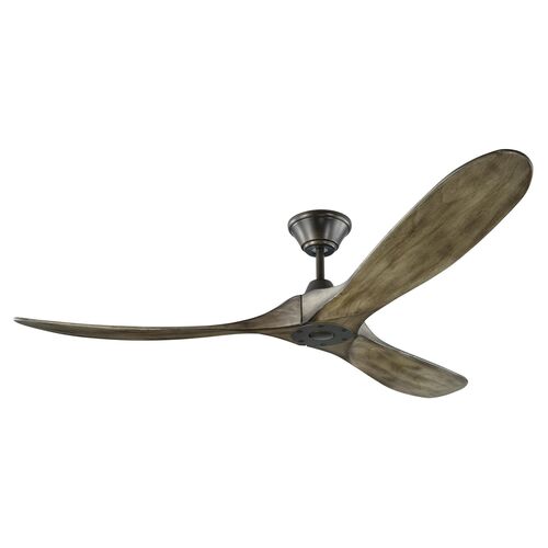 Maverick Ceiling Fan, Weathered Oak/Pewter~P77450634