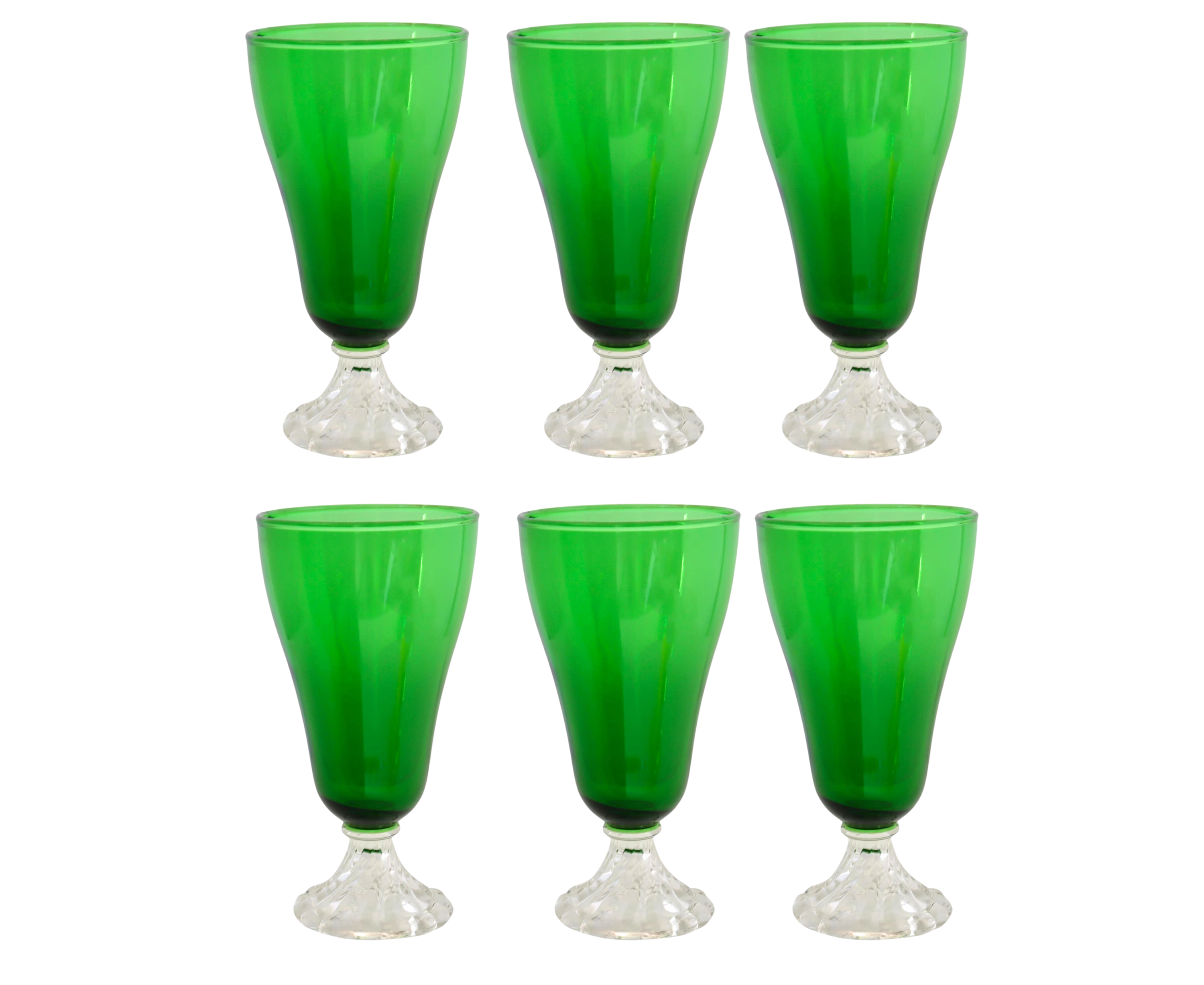 Vintage Holiday Green Drinkware, 14pc~P77679966
