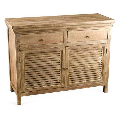Ada Shutter Cabinet, Driftwood~P75935457