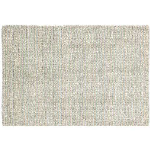 Cut Stripe Hand-Knotted Rug~P77568742