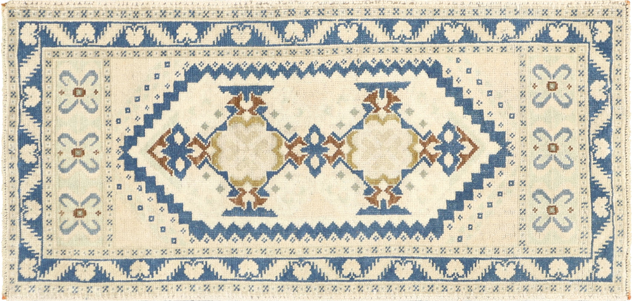 1960s Turkish Oushak Yastic -1'10" x3'8"~P77719202