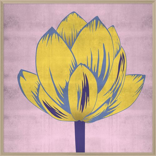 Lillian August, Lotus Entertain You 4, 39.25" x 39.25"