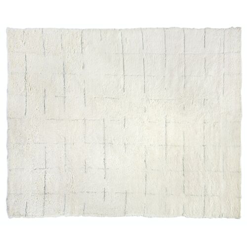 Swoop Hand-Knotted Rug, Beige~P77505996