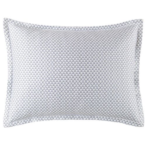 Classic Printed Duvet Set, Demi Navy