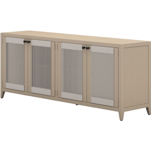Jasper Outdoor Teak Sideboard, Washed Brown
