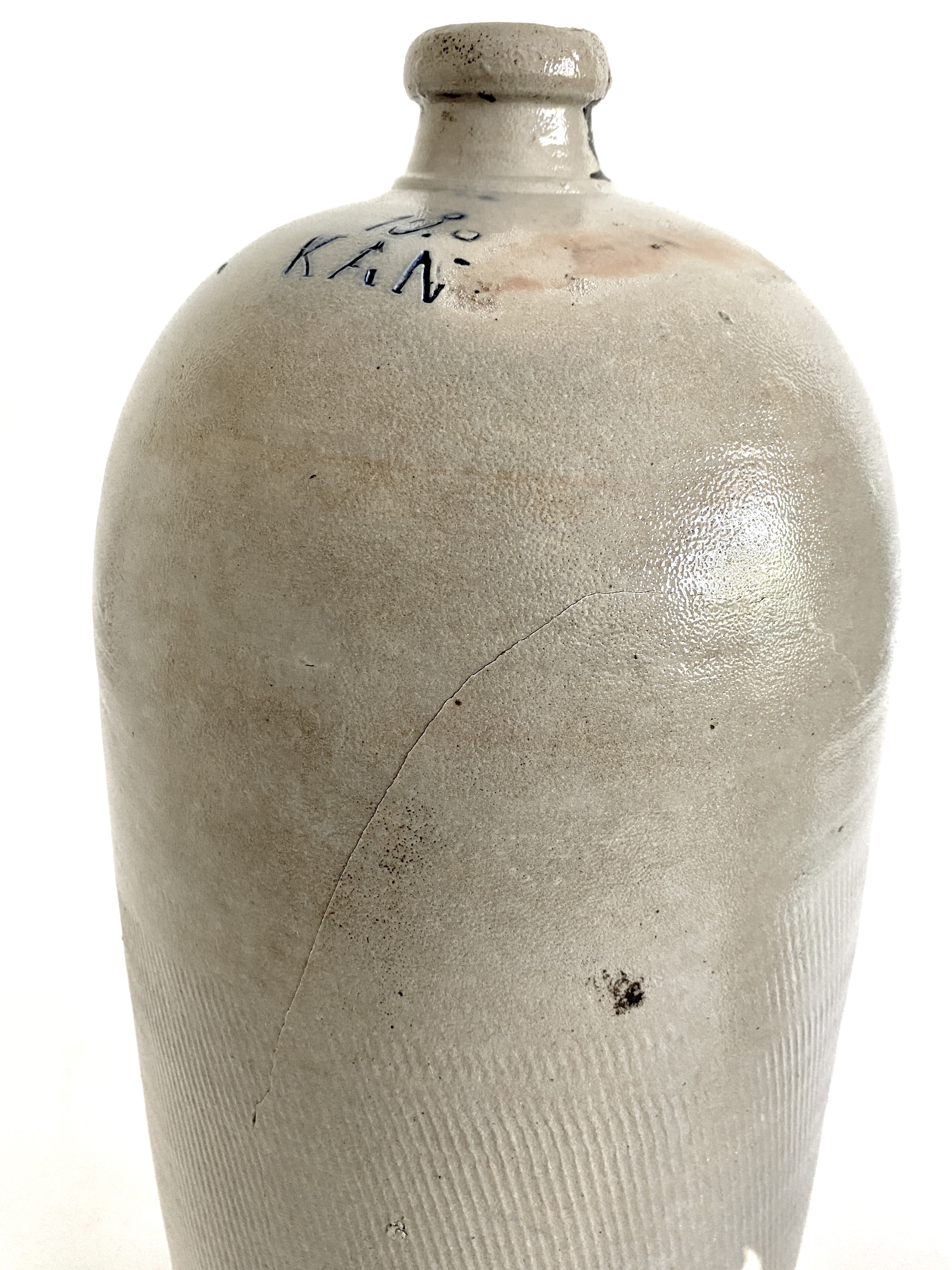 1800s Dutch Stoneware Salt Glazed Vessel~P77682476
