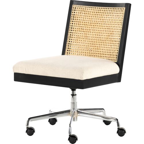 Aimee Cane Armless Desk Chair~P111117900
