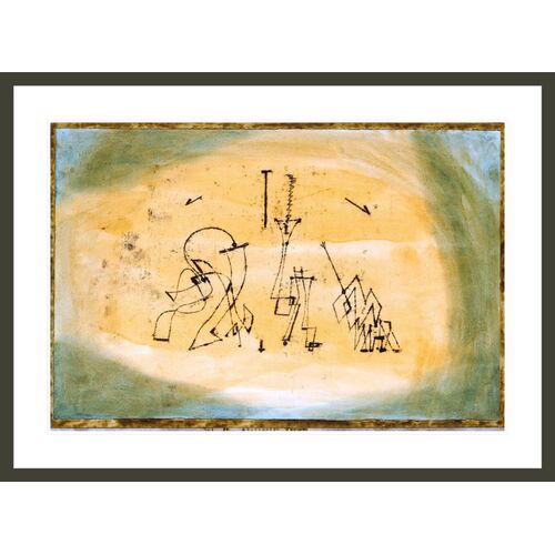 Abstract Trio by Paul Klee Framed Print