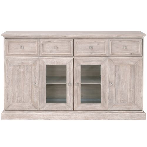 Dune Media Sideboard, Natural Gray Acacia