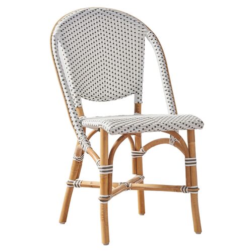 Sofie Bistro Side Chair, White/Cappuccino~P77497209