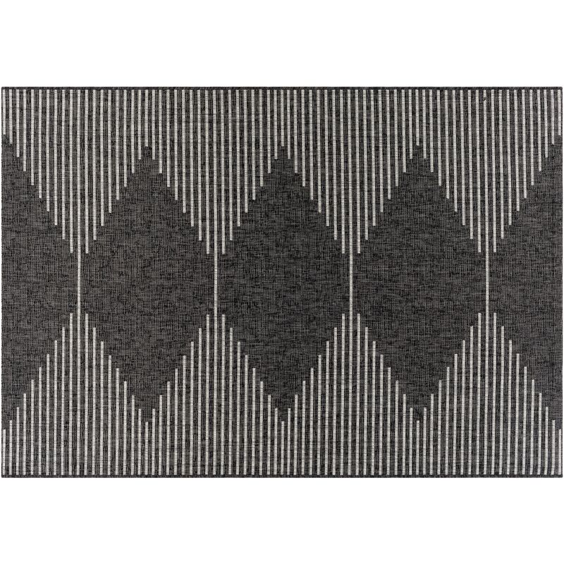 Persephone Outdoor Rug, Charcoal