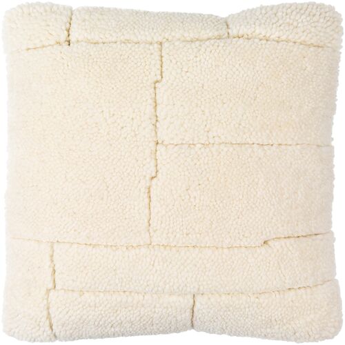 Jakob Wool Pillow, Cream