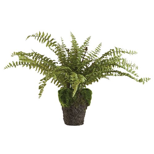 Boston Fern Artificial Drop-In Arrangement Boston Fern Artificial Drop-In Arrangement