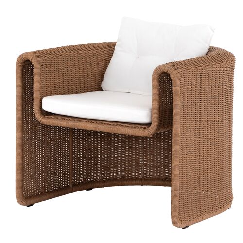Elliana Woven Outdoor Chair, Natural~P77612958