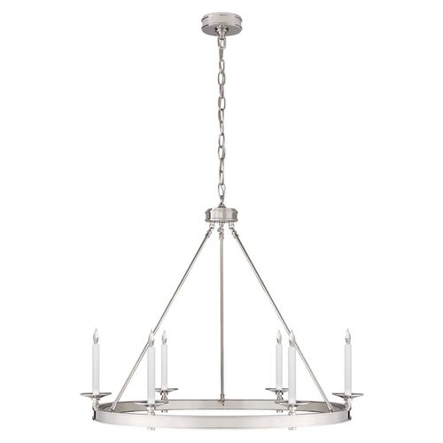 Launceton Ring Chandelier, Polished Nickel~P77450031
