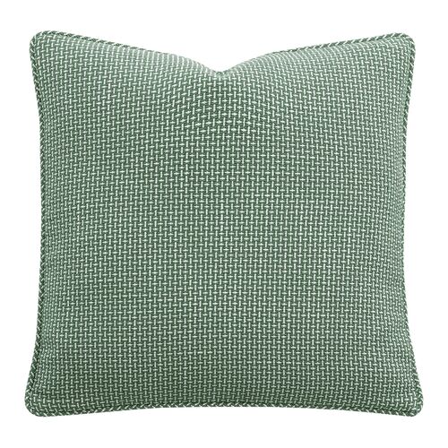 Serena Crosshatched Pillow, Pistachio