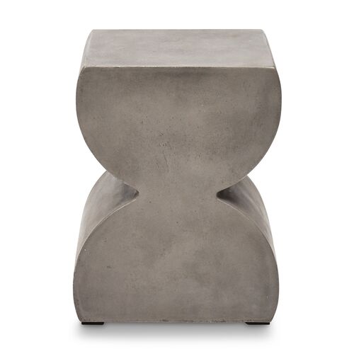 Maxwell Concrete Stool, Dark Gray~P77255056