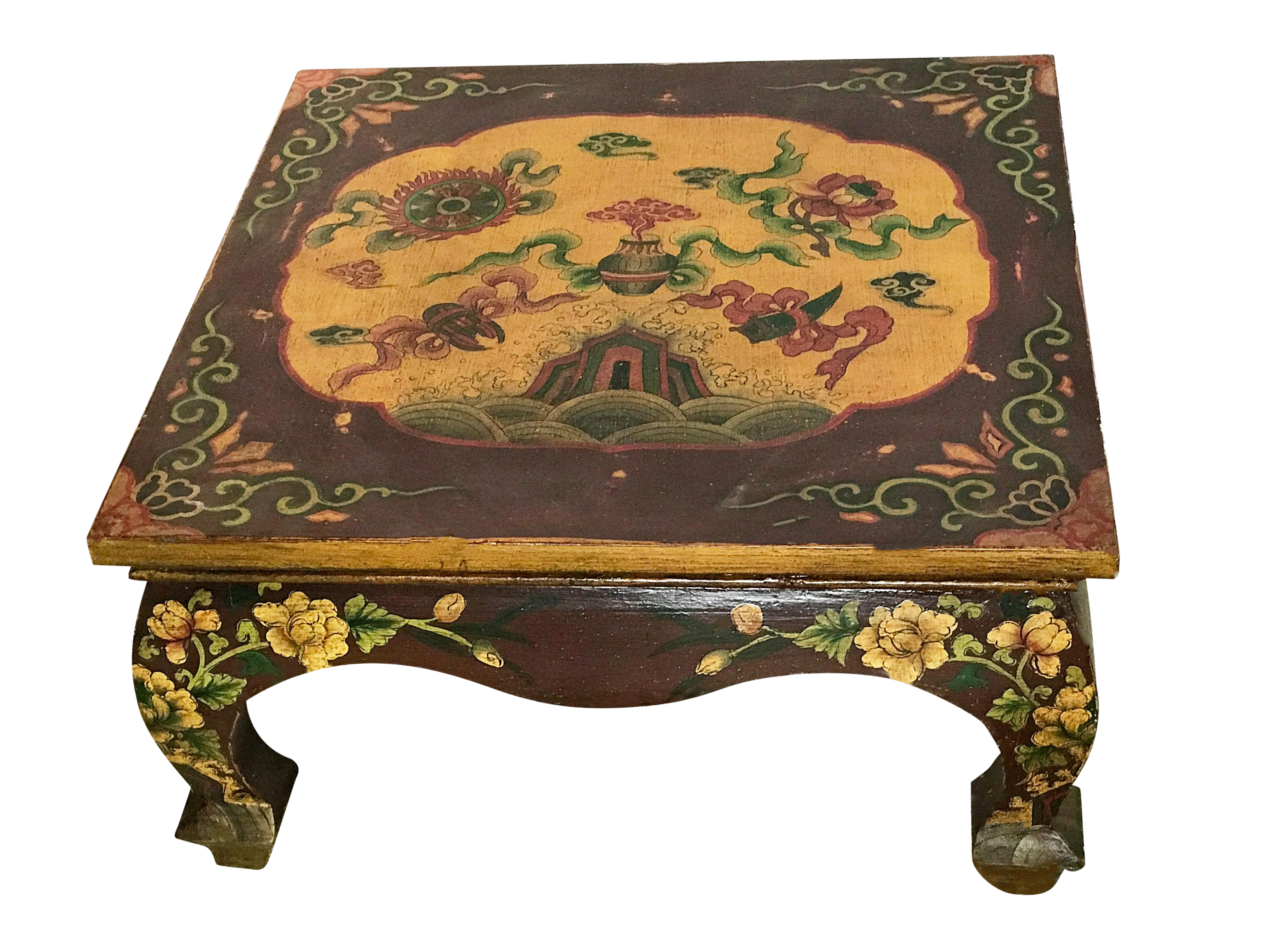 Tibetan Hand-Painted Coffee Table~P77605054