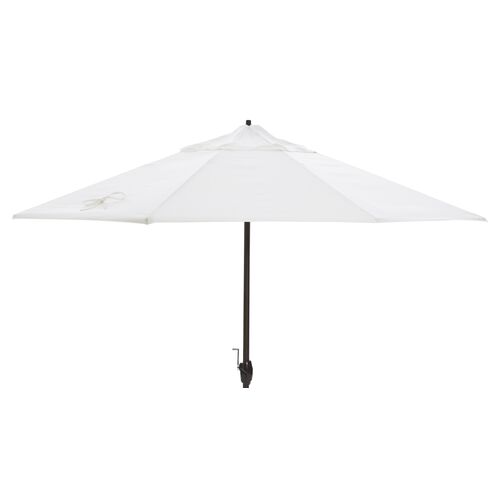 Veda Patio Umbrella, White Sunbrella~P77329836