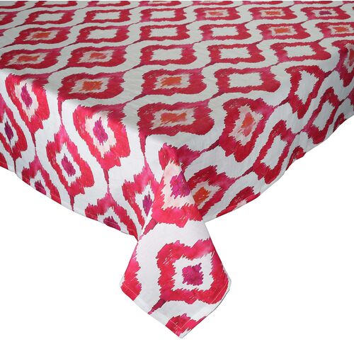 Watercolor Ikat Tablecloth