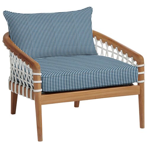 Stonington Outdoor Upholstered Chair, Inside Out Check