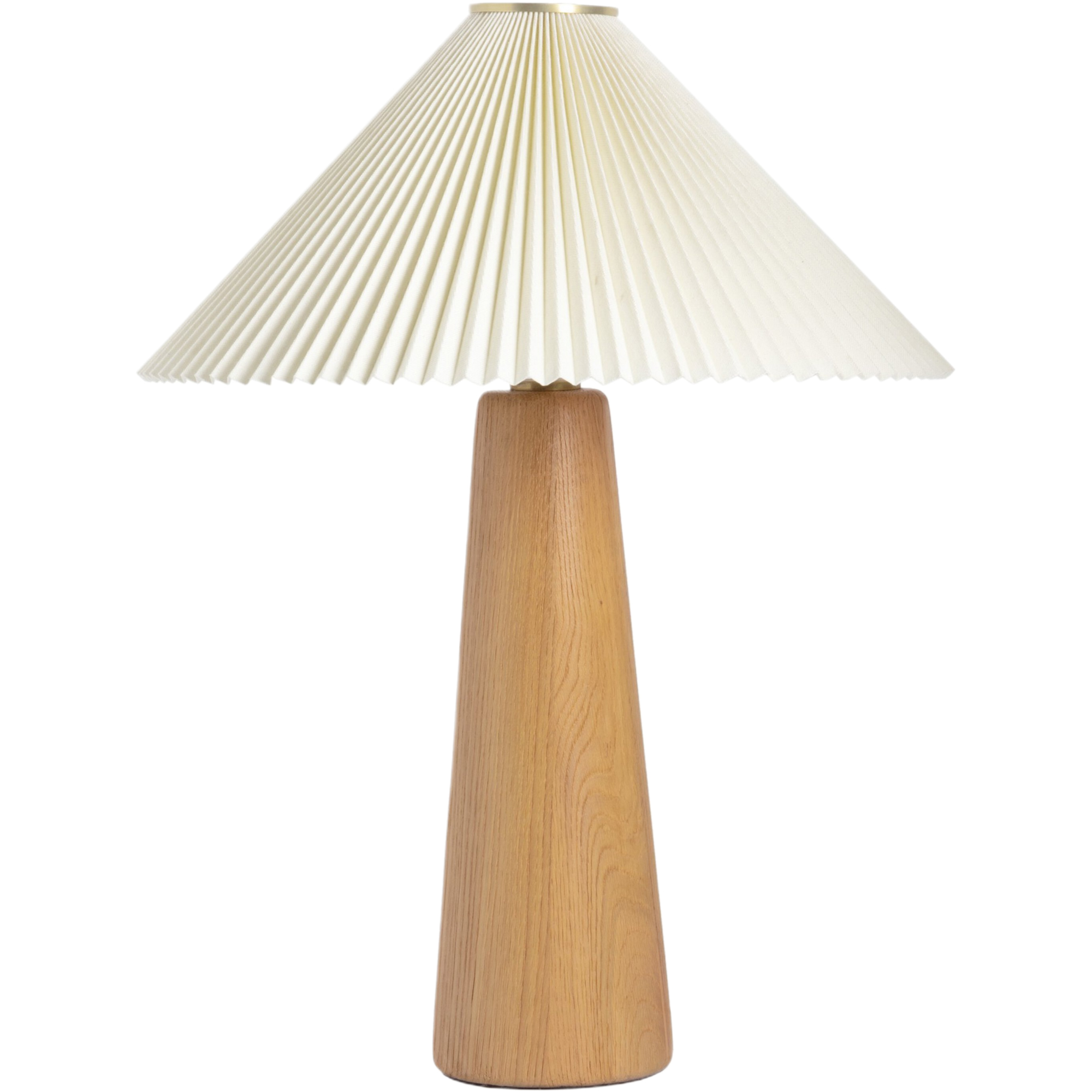 Soluna Table Lamp, Light Oak