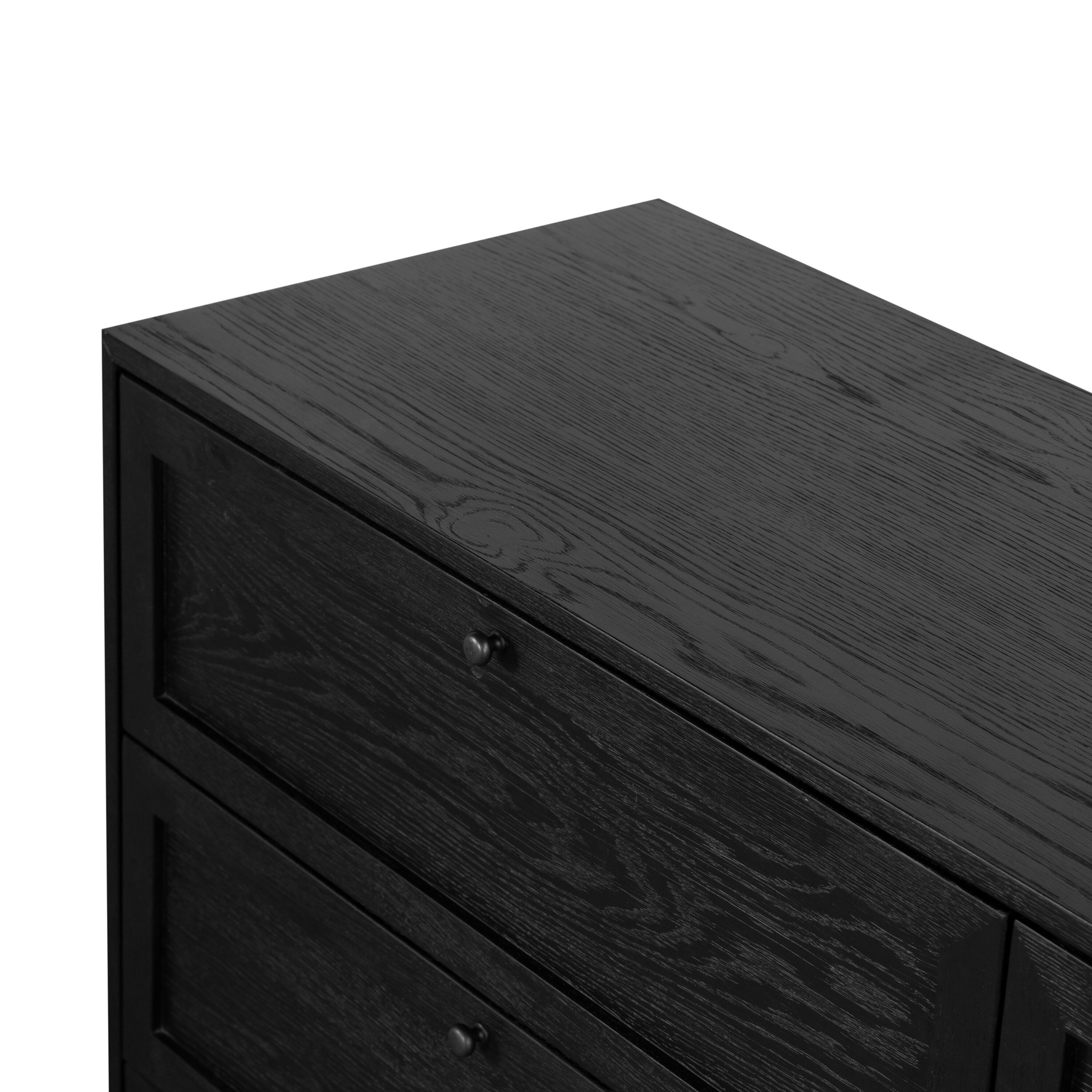 laila slate brown dresser Moe's Home Collection York 6 Drawer Dresser Dark Brown