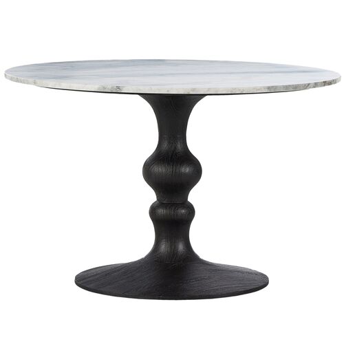 Kora 48" Round Marble Dining Table