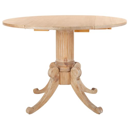 Jacquelyn Drop-Leaf Dining Table, Rustic Natural~P64470429