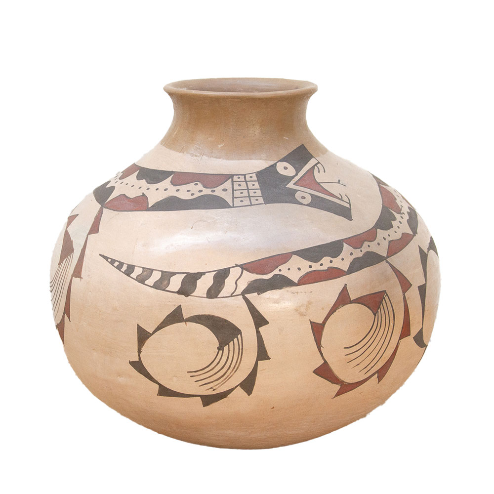 Vintage Desert Serpent Mata Ortiz Jug~P77753827