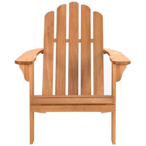 Sandy Outdoor Adirondack Chair, Natural~P63813142