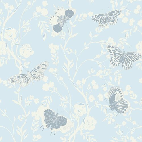 Butterflies in Bloom Wallpaper