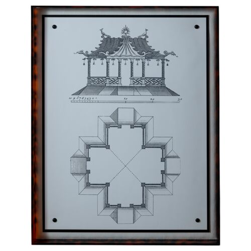 Pagoda Folly II Print, 20" x 26"