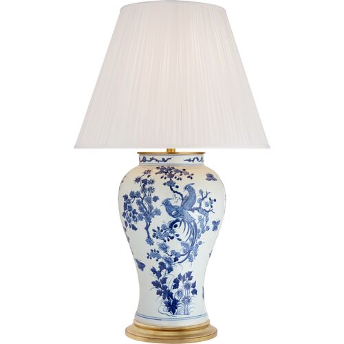 Blythe Large Table Lamp, Blue/White Porcelain~P77644220
