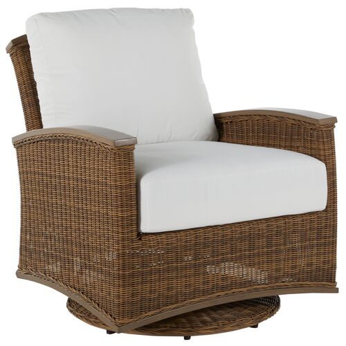 Astoria Outdoor Woven Wicker Swivel Glider Astoria Outdoor Woven Wicker Swivel Glider