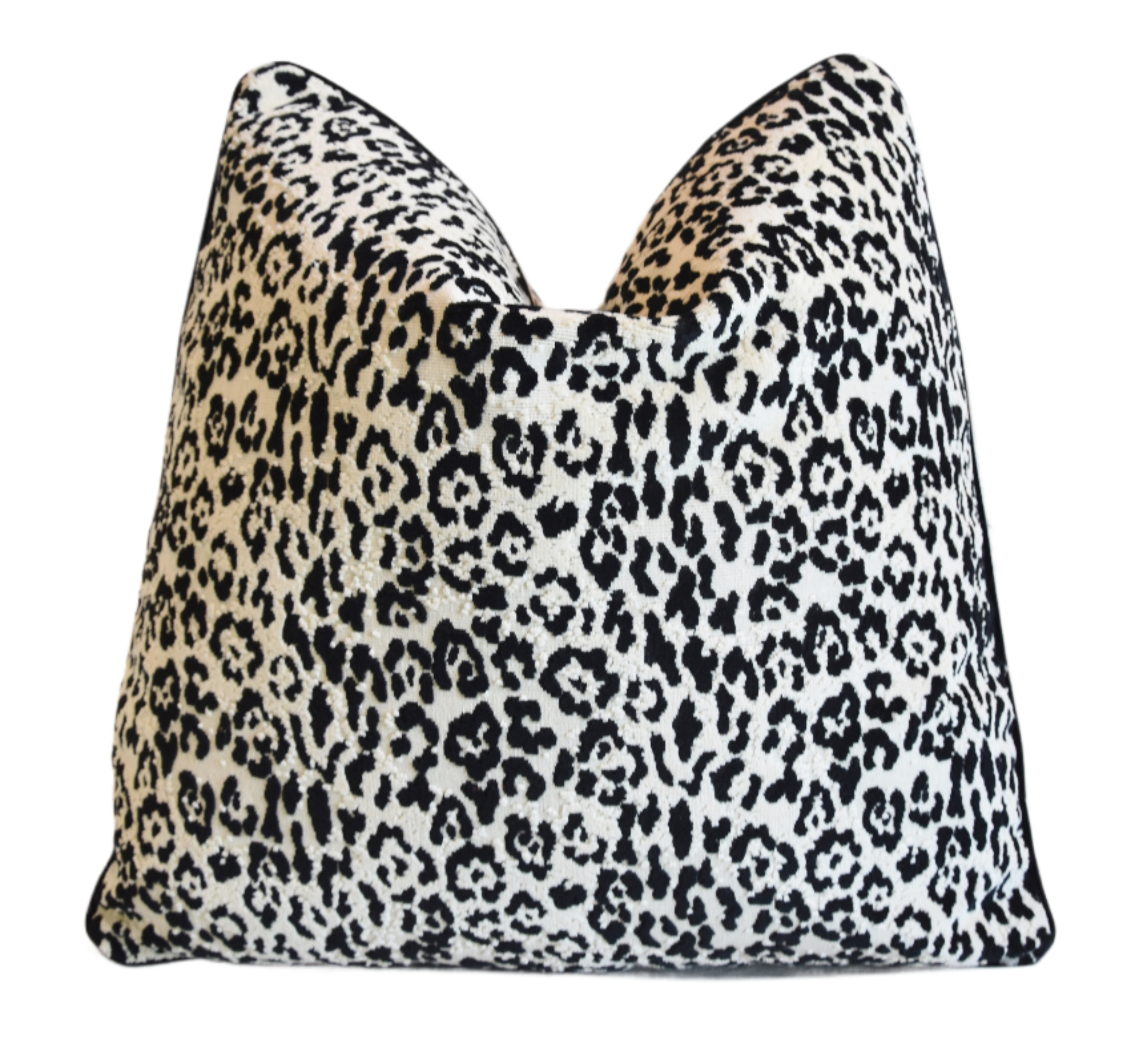 Pierre Frey Jungle Leopard Velvet Pillow~P77711328