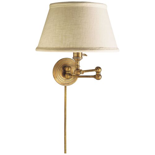 Boston Swing Arm Plug-In Wall Sconce Boston Swing Arm Plug-In Wall Sconce