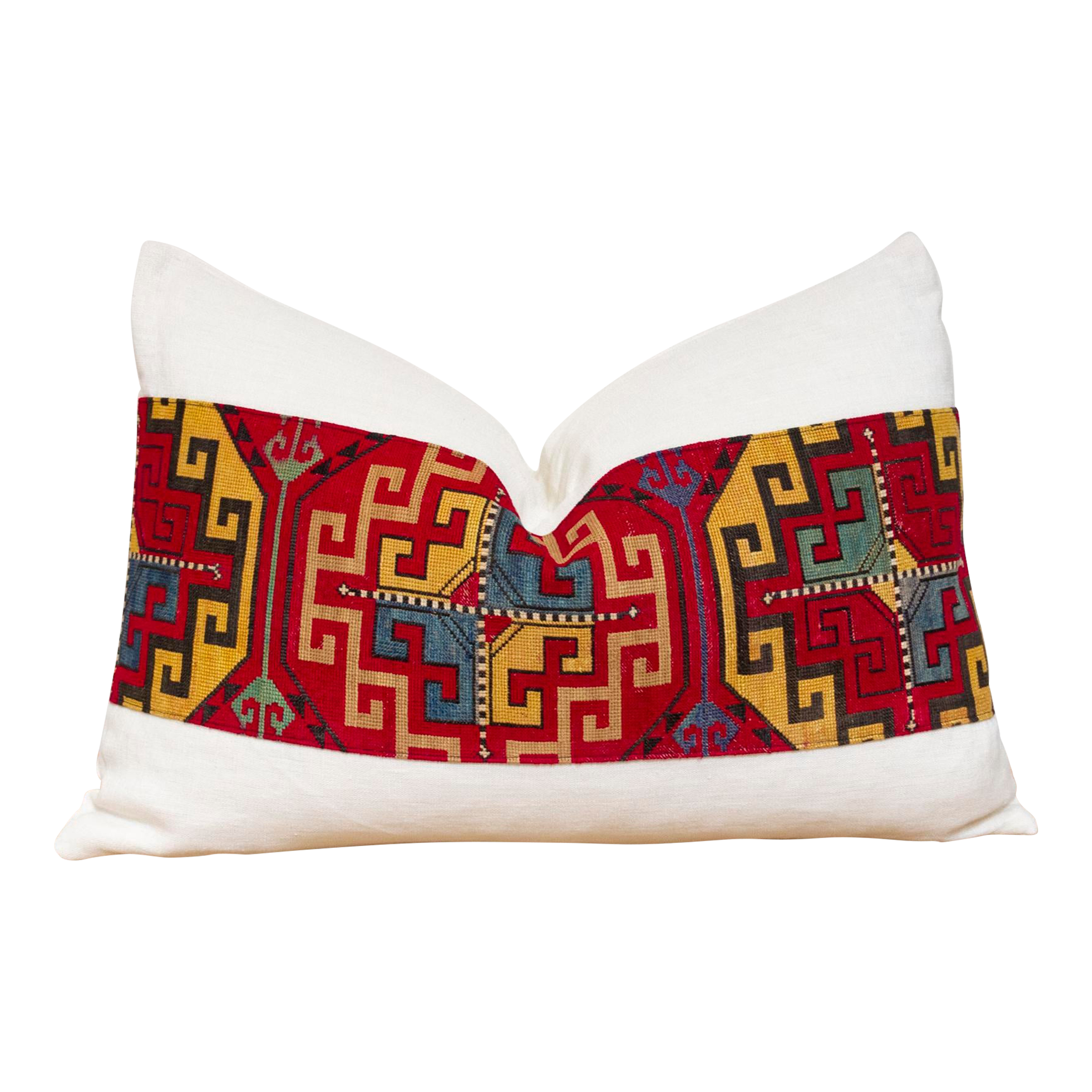 Akila Antique Lakai Tribe Linen Pillow