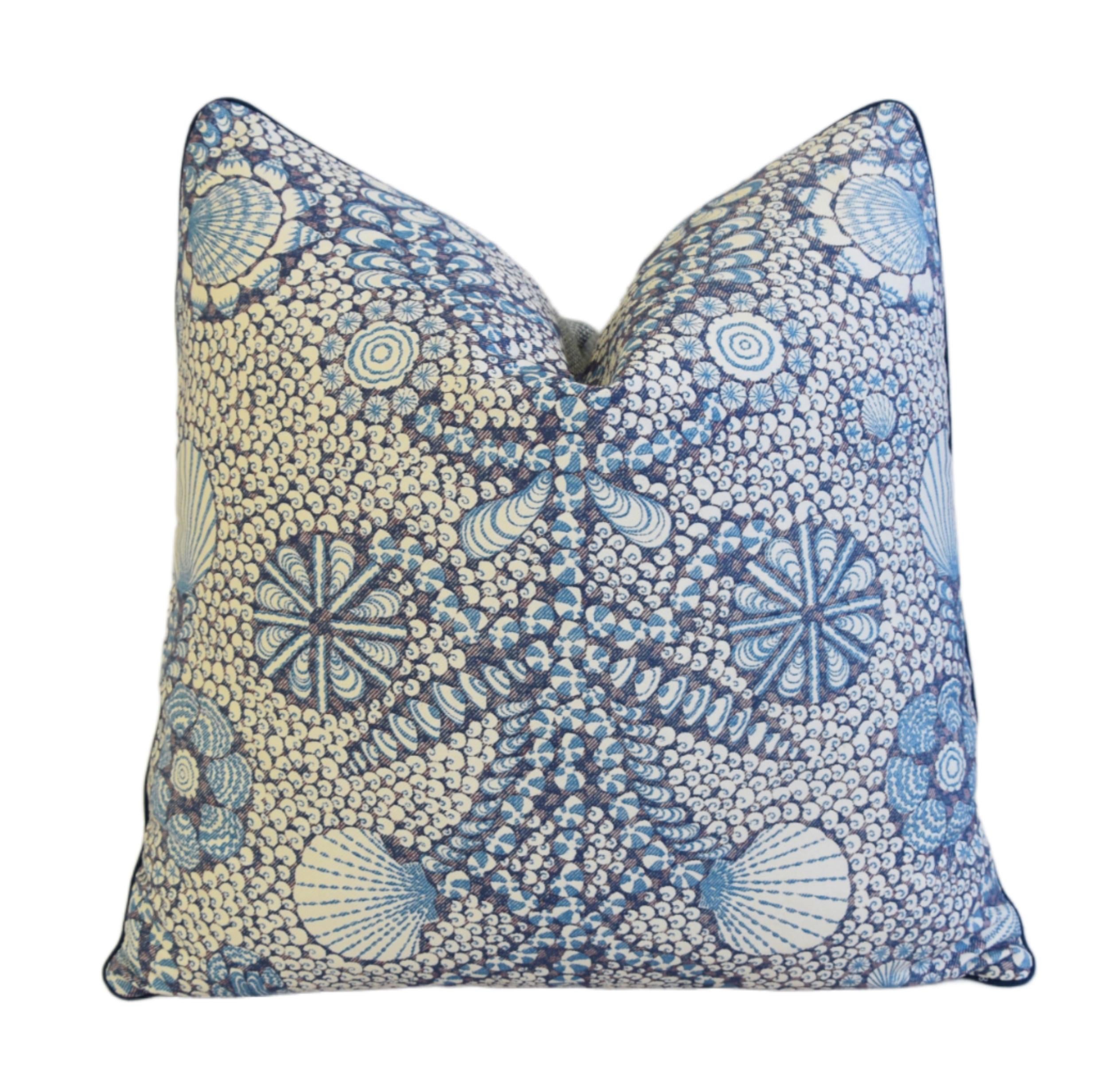 Fermoie Nautical Coastal Shell Pillow~P77701853