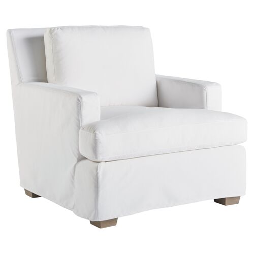 Malibu Slipcover Chair, White~P77596772