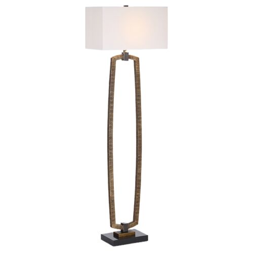 Zelina Floor Lamp, Bronze/Gold Zelina Floor Lamp, Bronze/Gold