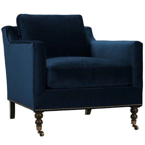 Margot Velvet Accent Chair