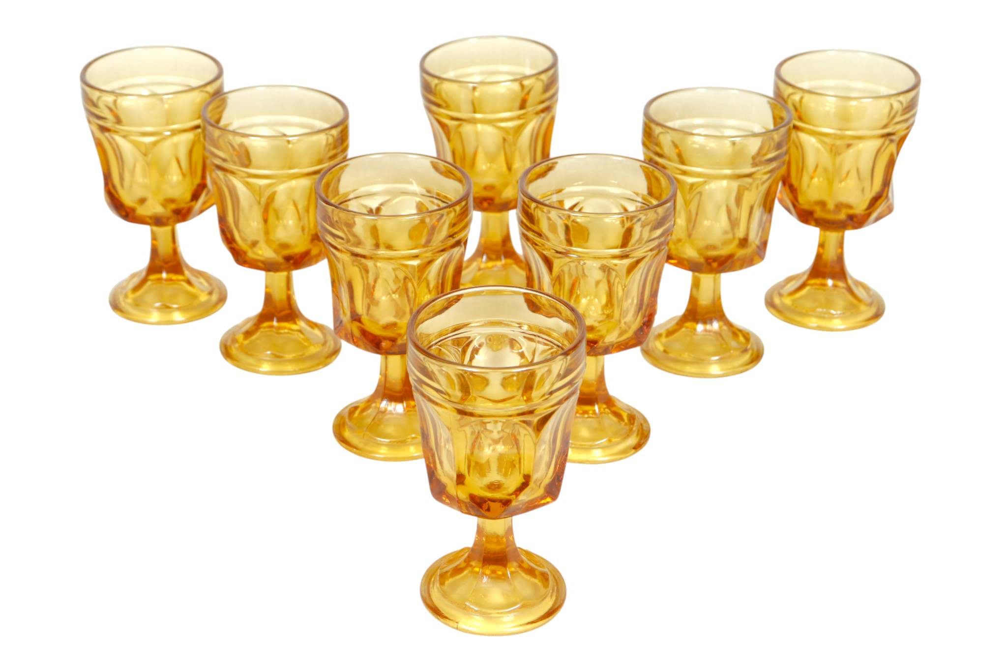 Anchor Hocking Amber Glasses, Set of 8~P77757326