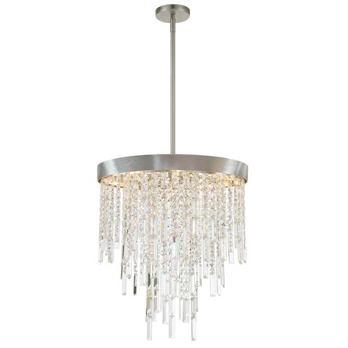 Winfield 5-Light Chandelier, Antique Silver