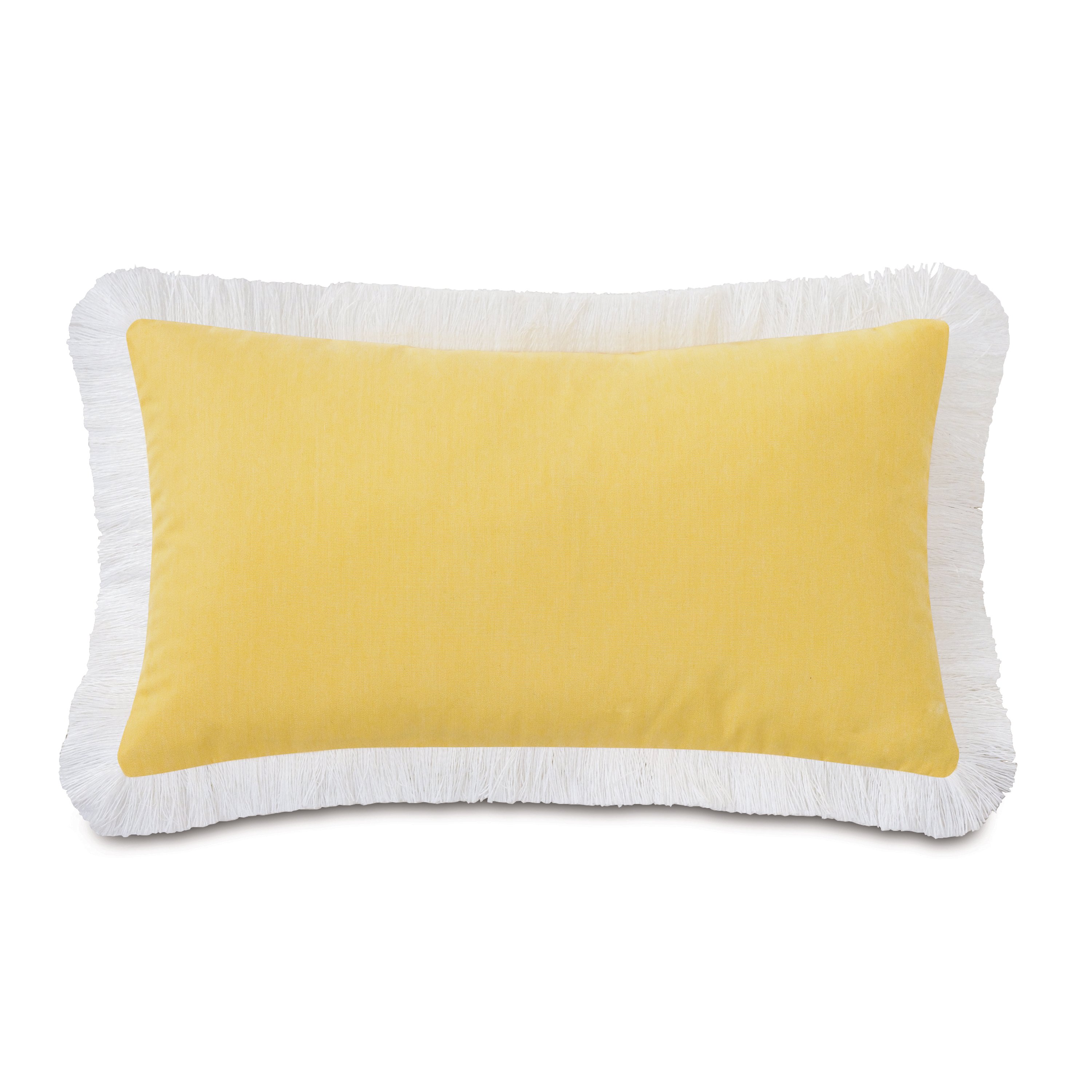 Luna 13x22 Lumbar Outdoor Pillow, Yellow One Kings Lane