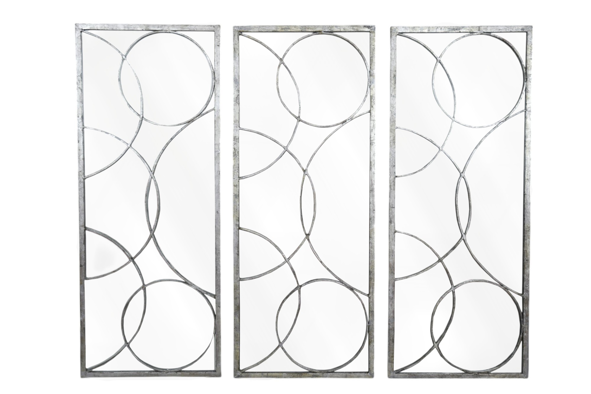 Arteriors Silver Leaf Iron Wall Mirrors~P77739097
