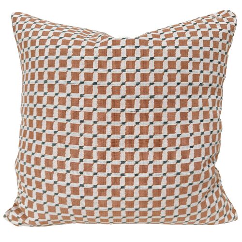 Capri 20x20 Woven Geometric Pillow