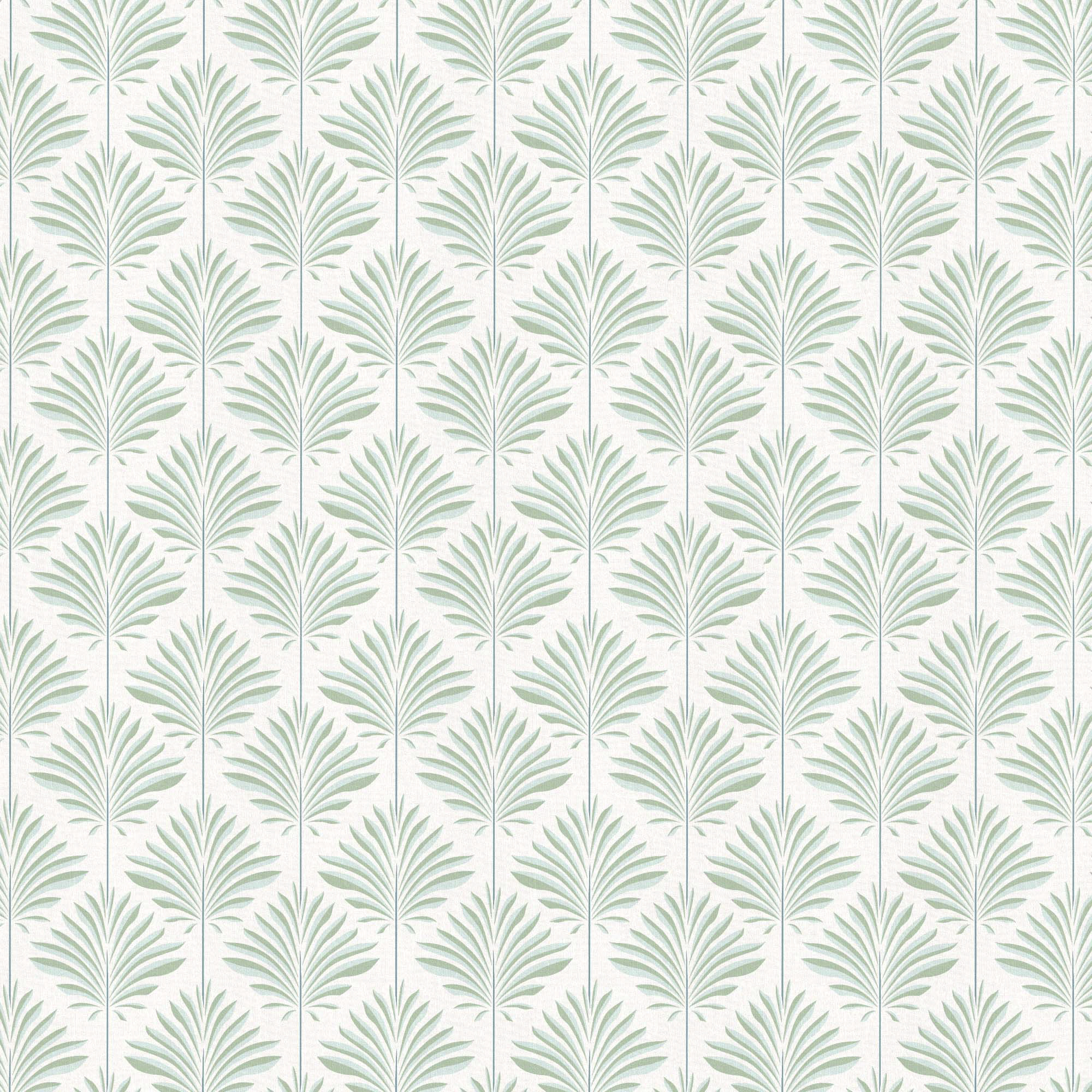 Edith Slipcover Dining Banquette, Cerifera Palm